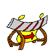 an animated construction barrier